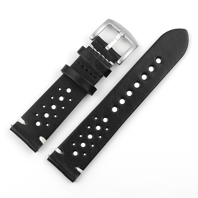 High quality genuine leather watch straps, 18mm, 20mm, 22mm, black, brown, brown, blue, coffee, replacement watch straps