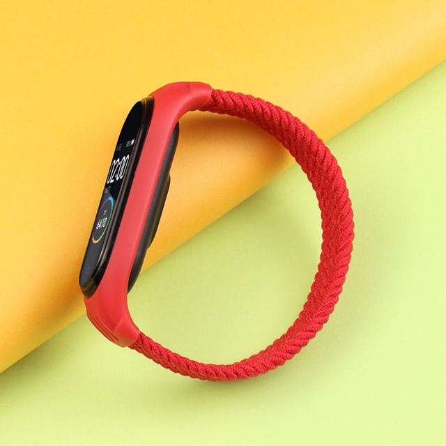 حزام من القطن المرن لـ Xiaomi Mi Band 6 5 4 ، حزام من القطن المرن لـ Mi band 3 و Xiaomi Amazfit band 5 و Mi Band 6 Sport