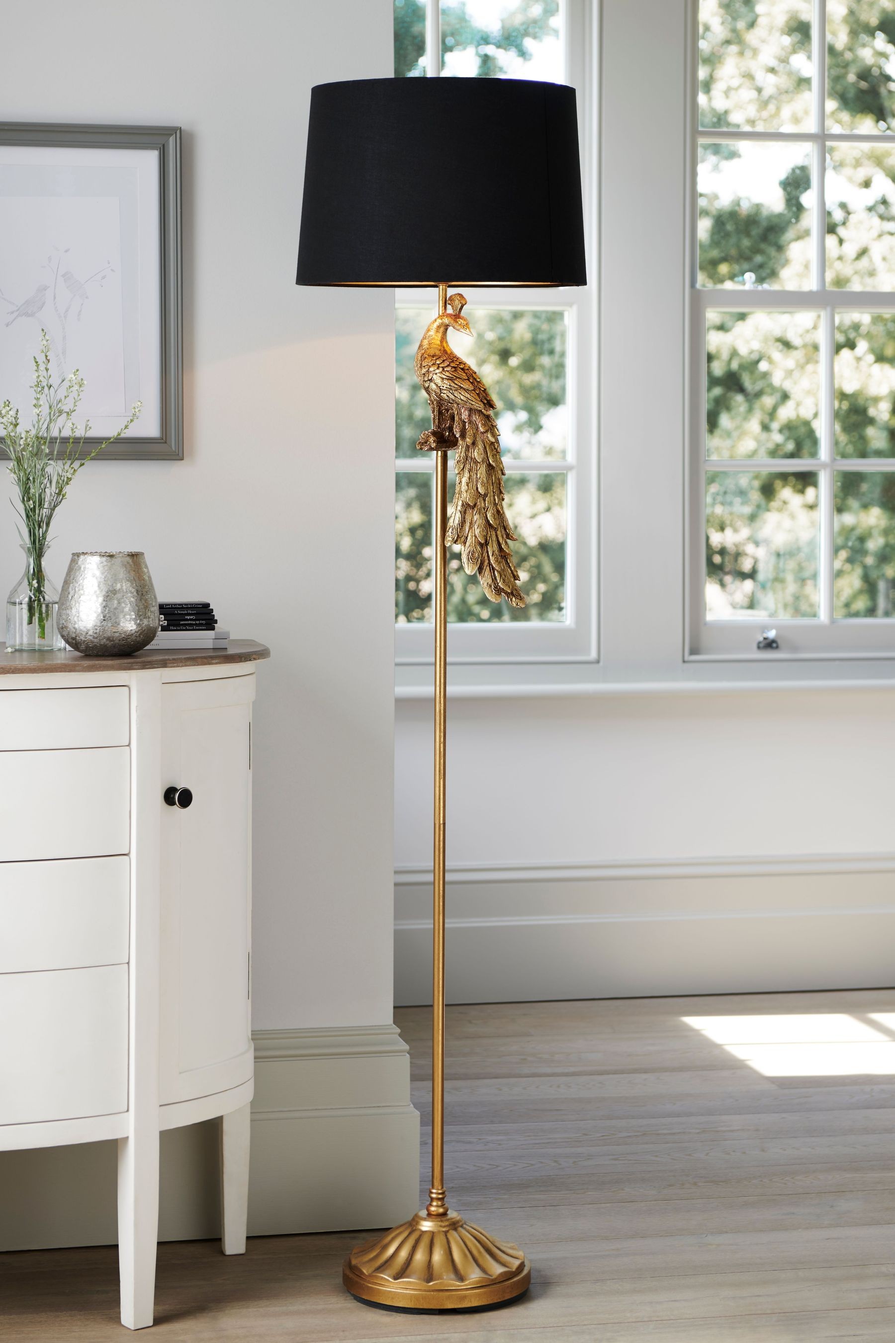 Peacock Floor Lamp