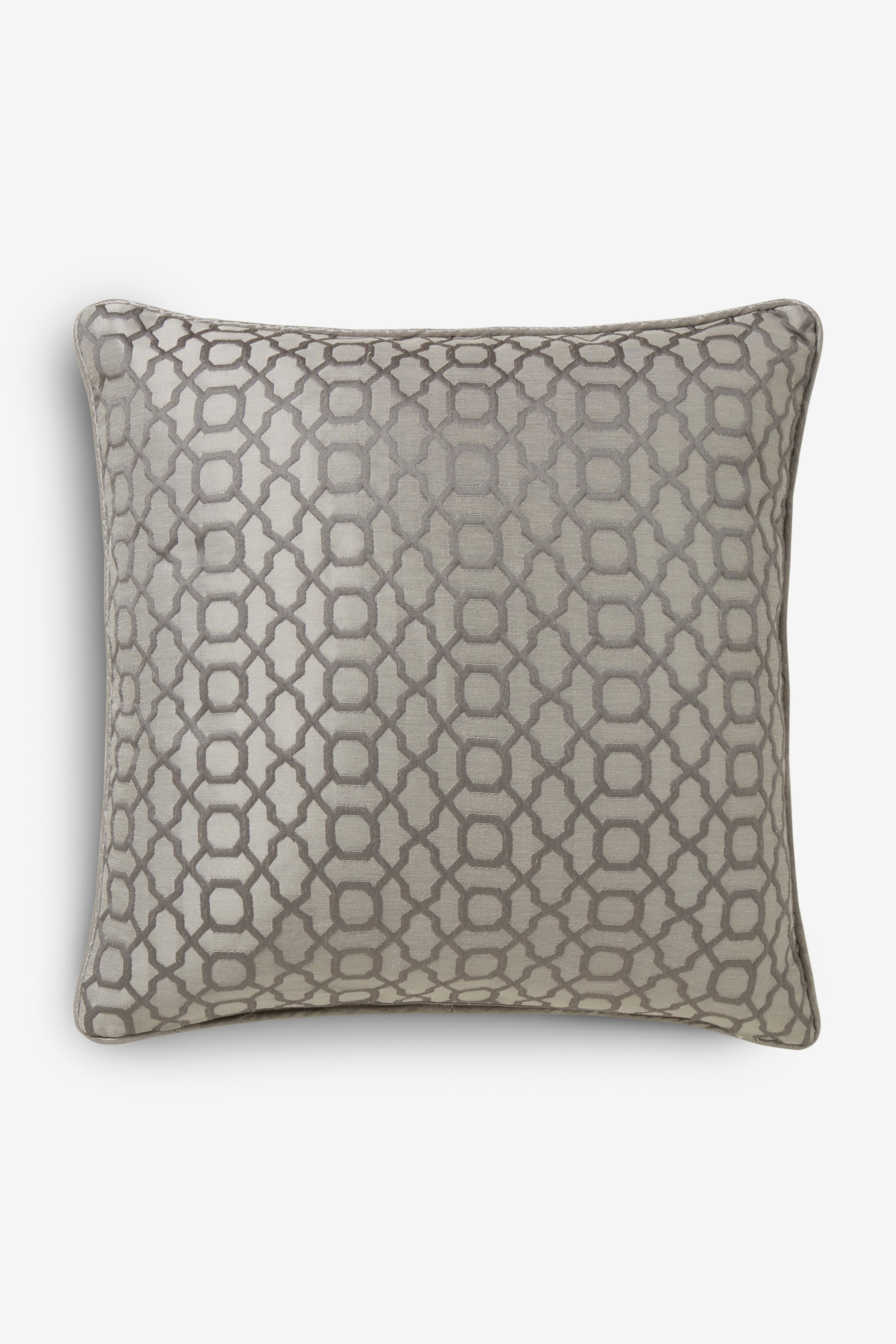 Woven Geo Jacquard Cushion