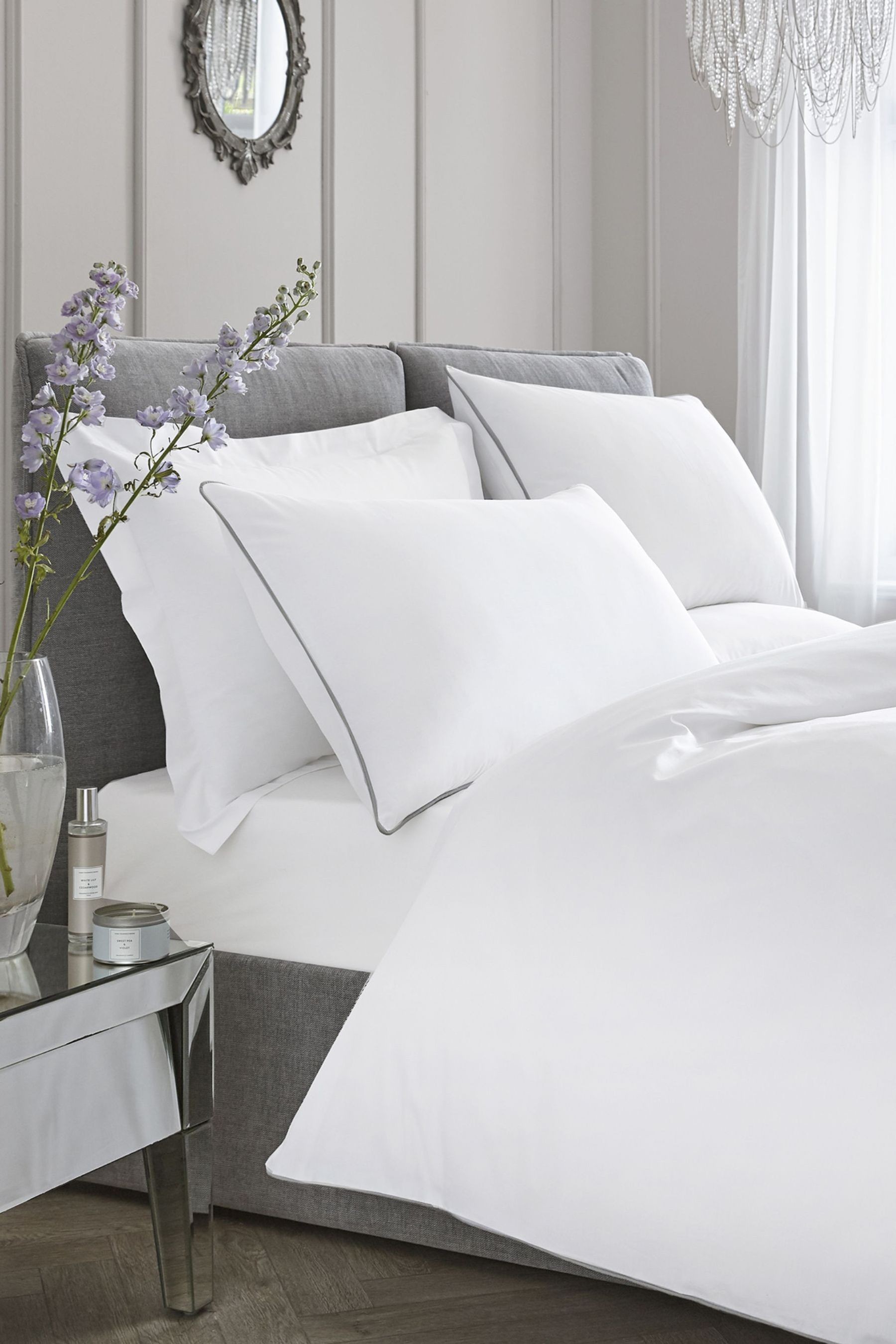 Appletree Plain Dye Duvet Cover and Pillowcase Set