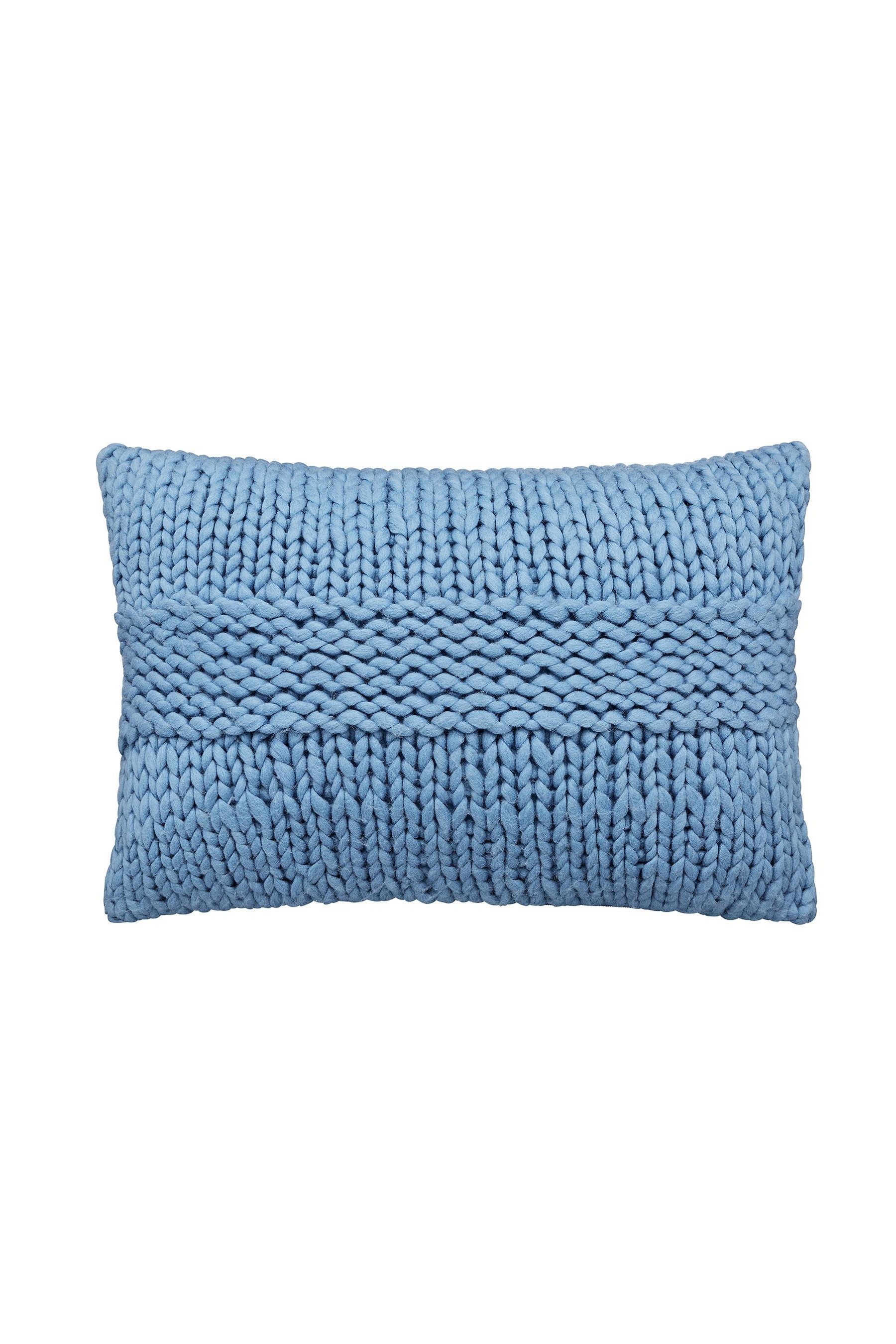 Katie Piper Wool Blend Be Still Chunky Knit Cushion