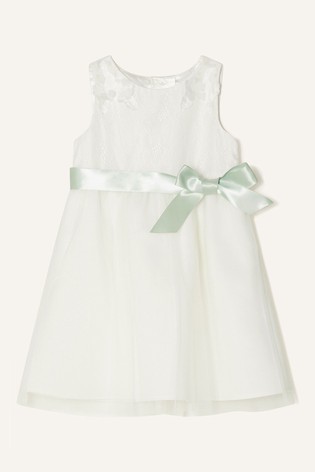 Monsoon Natural Baby Freya Lace Bridesmaids Dress