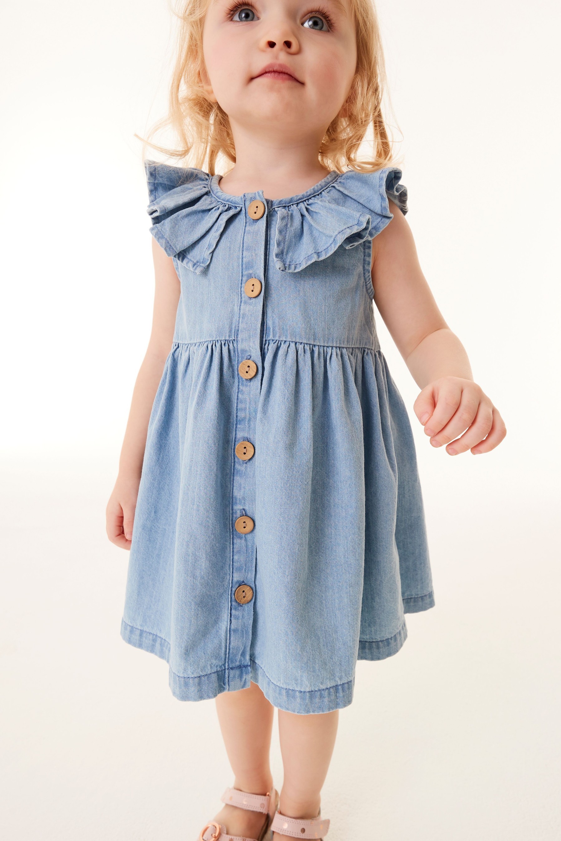 Sleeveless Frill Dress (3mths-8yrs)