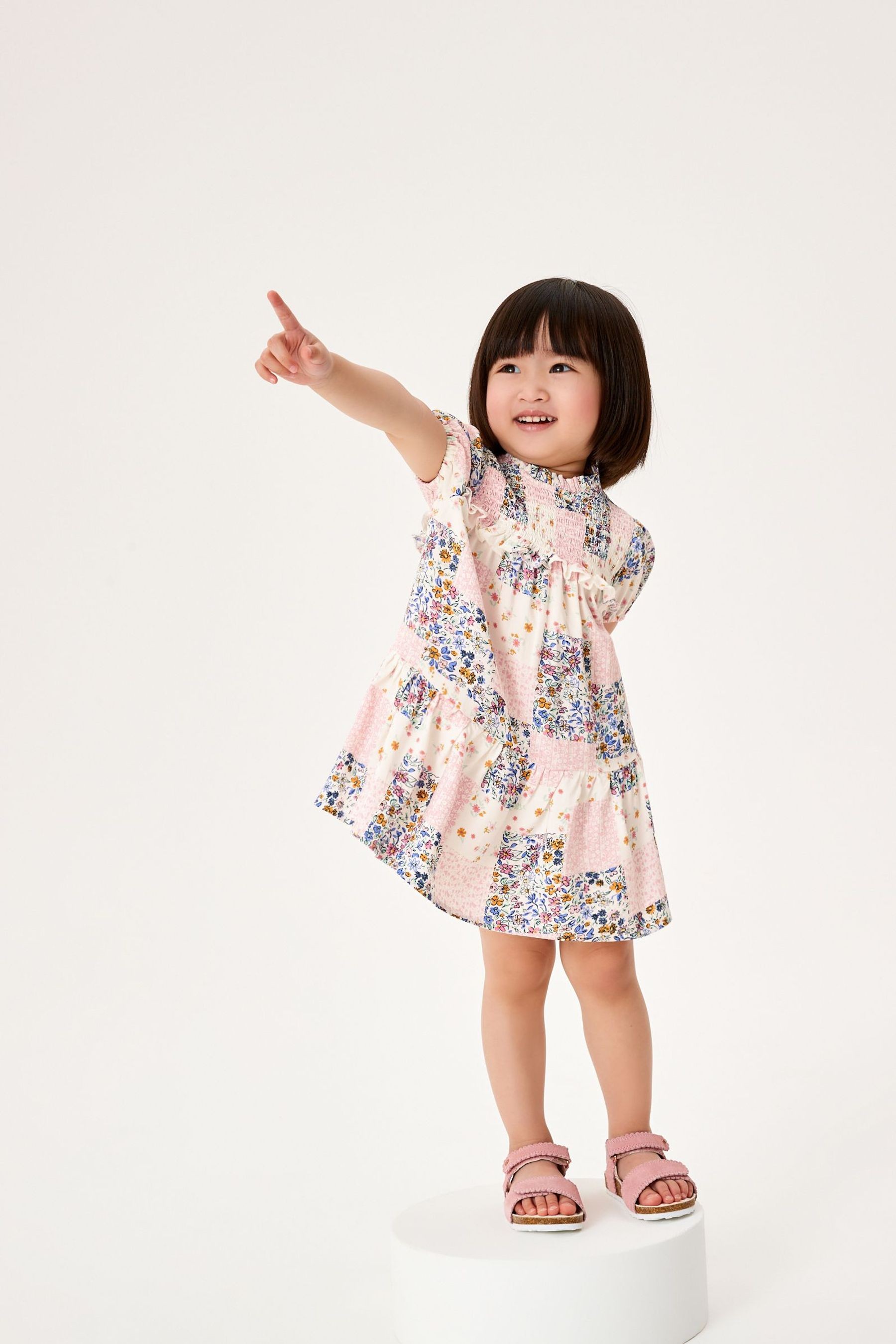 Printed Shirred Dress (3mths-7yrs)