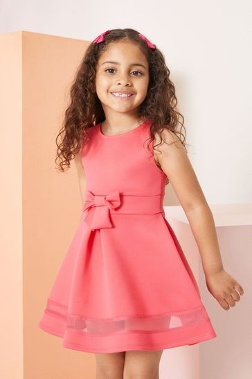 Lipsy Mini Scuba Bow Dress