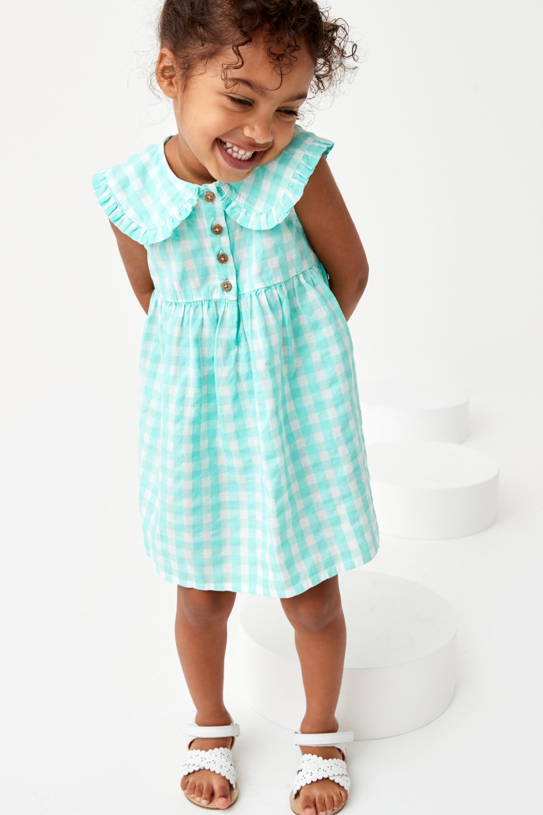 Sleeveless Collar Dress (3mths-8yrs)