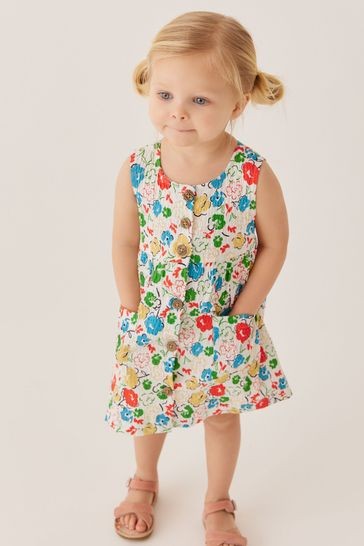 Textured Cotton Dress (3mths-8yrs)