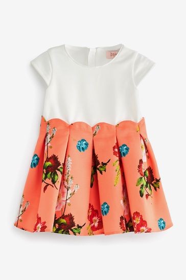 Baker by Ted Baker White Floral Dress