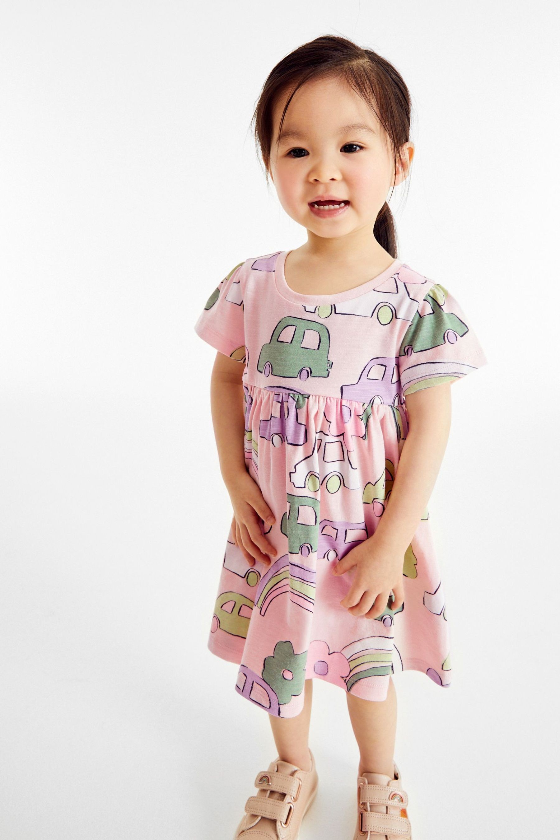 Short Sleeve Jersey Dress (3mths-7yrs)