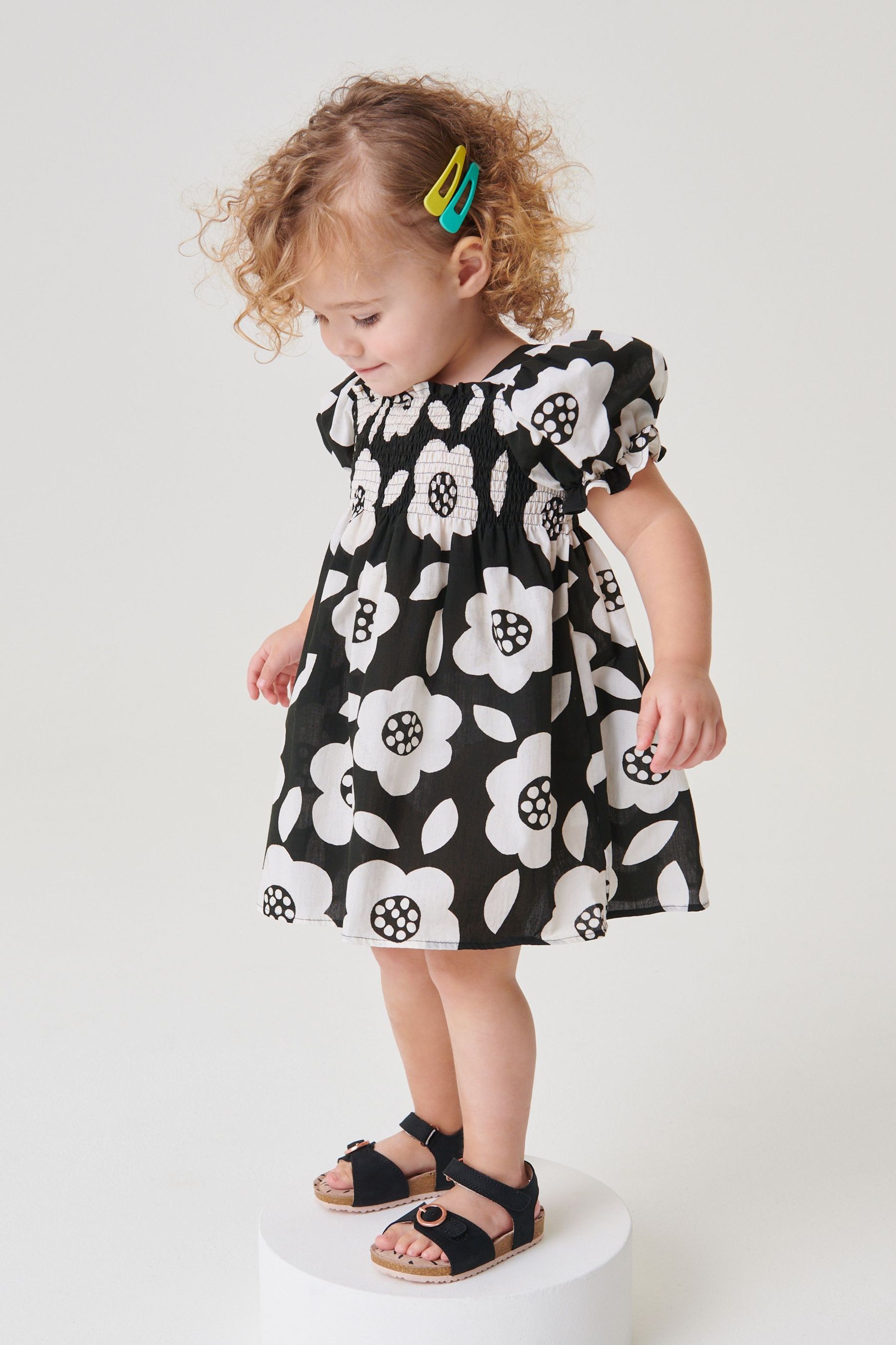 Shirred Cotton Dress (3mths-7yrs)