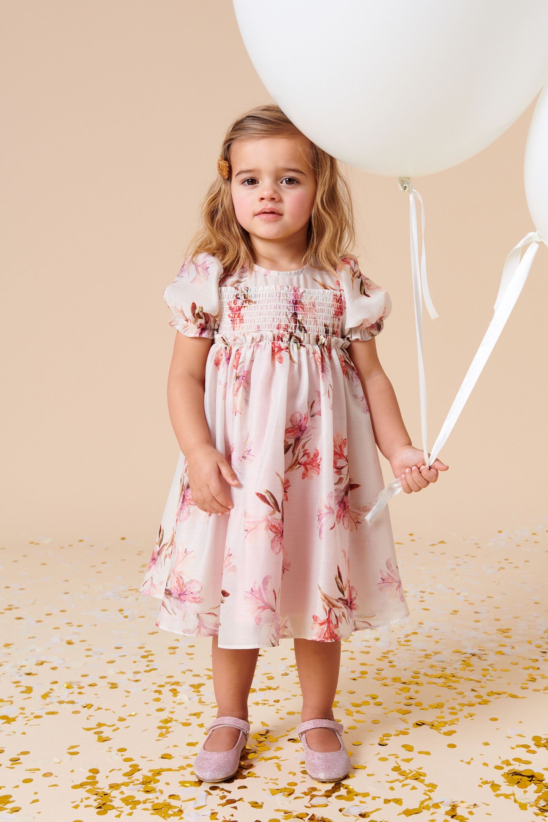 Shirred Organza Dress (3mths-10yrs)