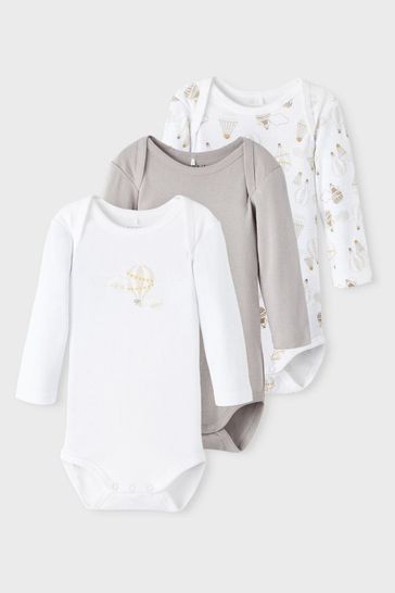 Name It Long Sleeve Bodysuit 3 Pack