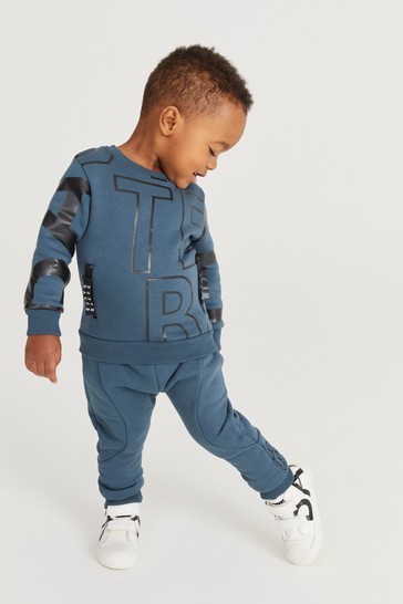 Baker by Ted Baker Blue Logo Tracksuit