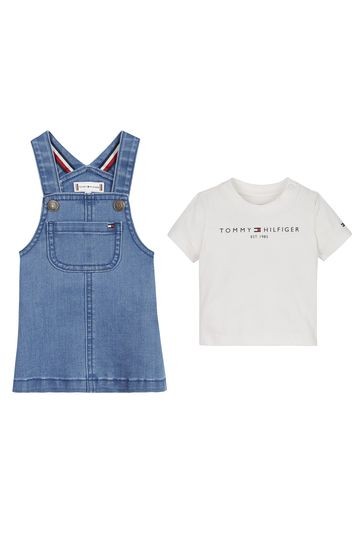 Tommy Hilfiger Baby T-Shirt &  Dungarees Set