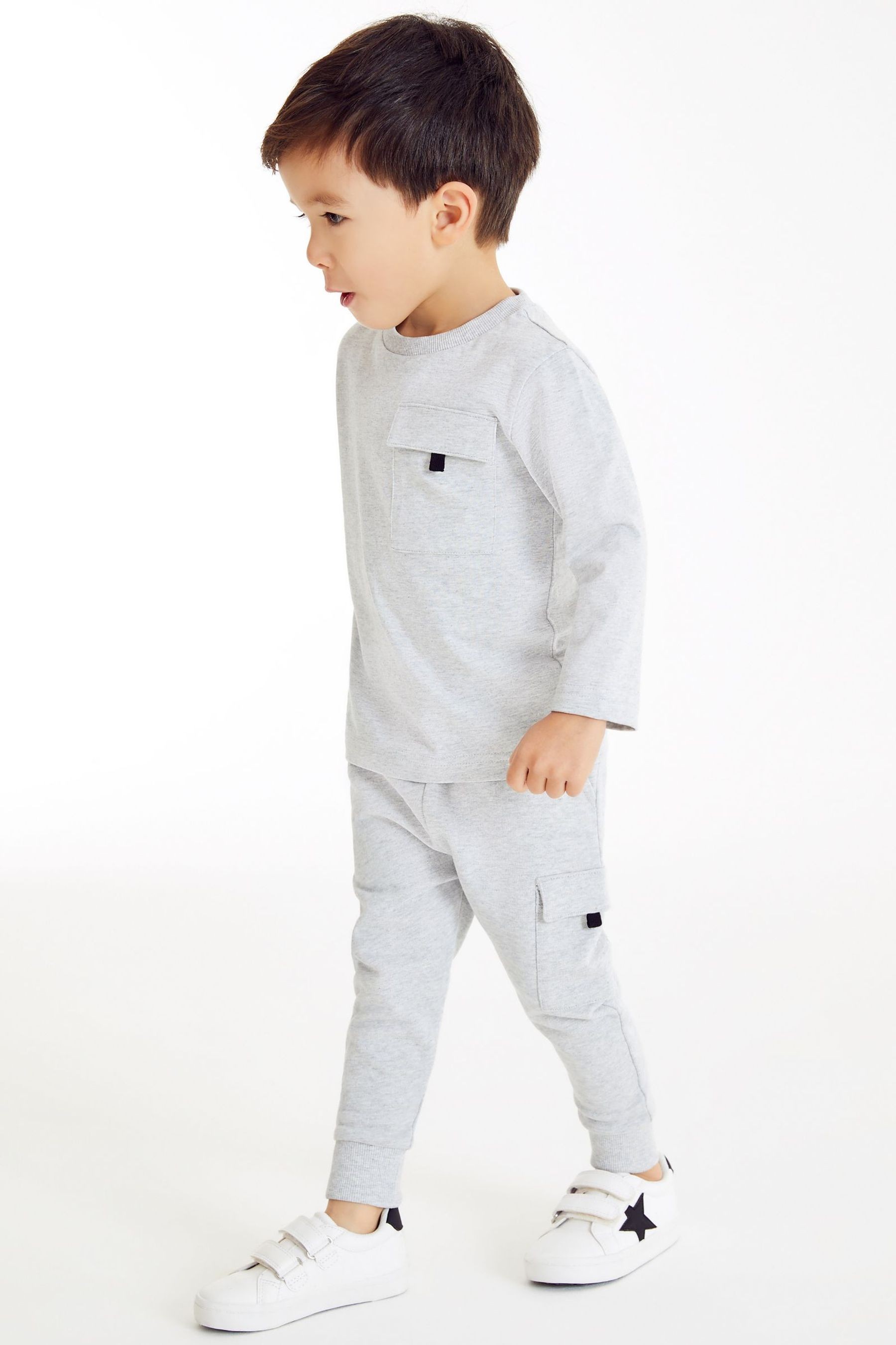 Jersey Long Sleeve Top And Jogger Set (3mths-7yrs)