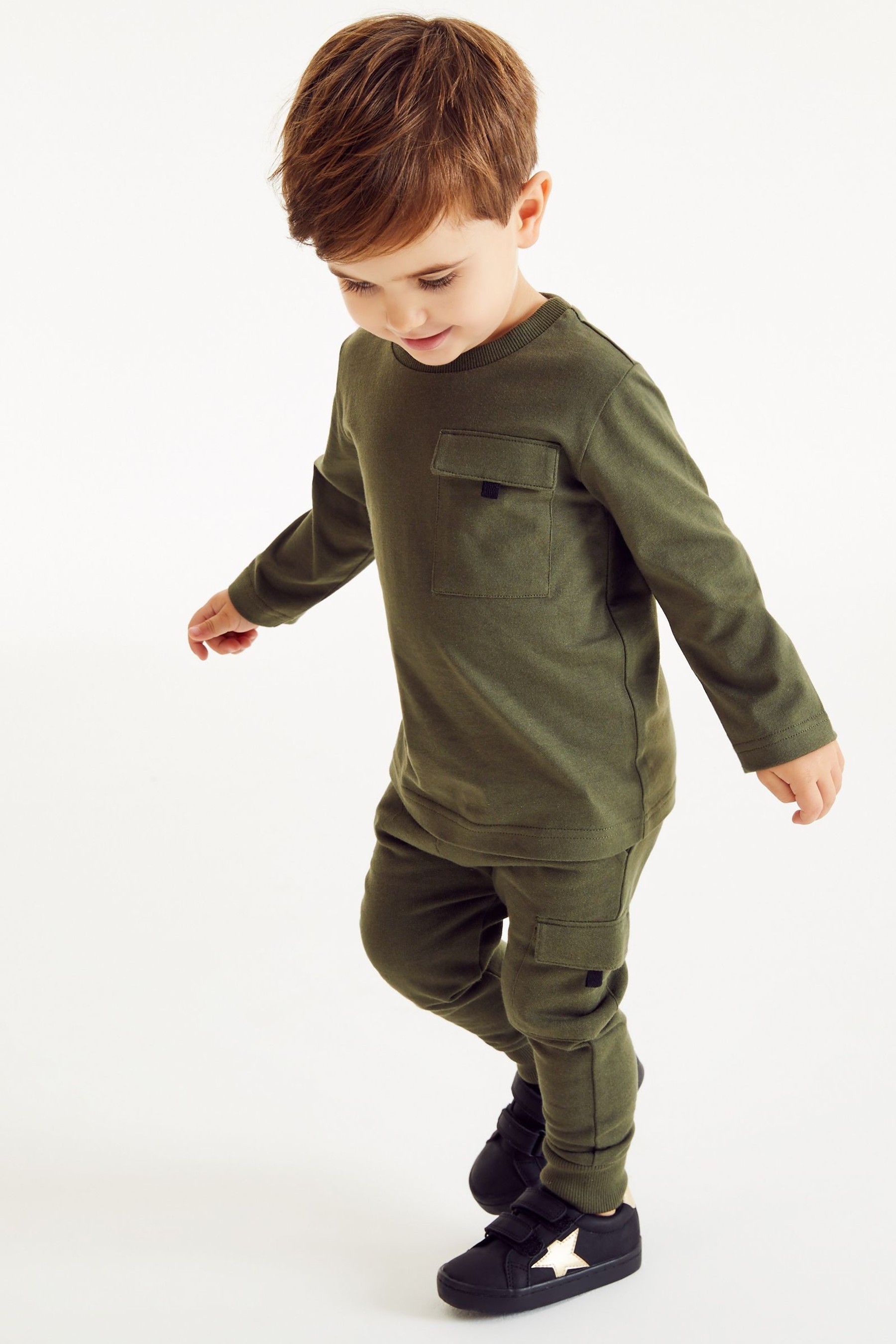 Jersey Long Sleeve Top And Jogger Set (3mths-7yrs)