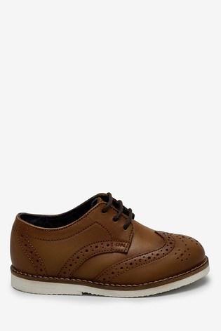 Leather Brogues Wide Fit (G)