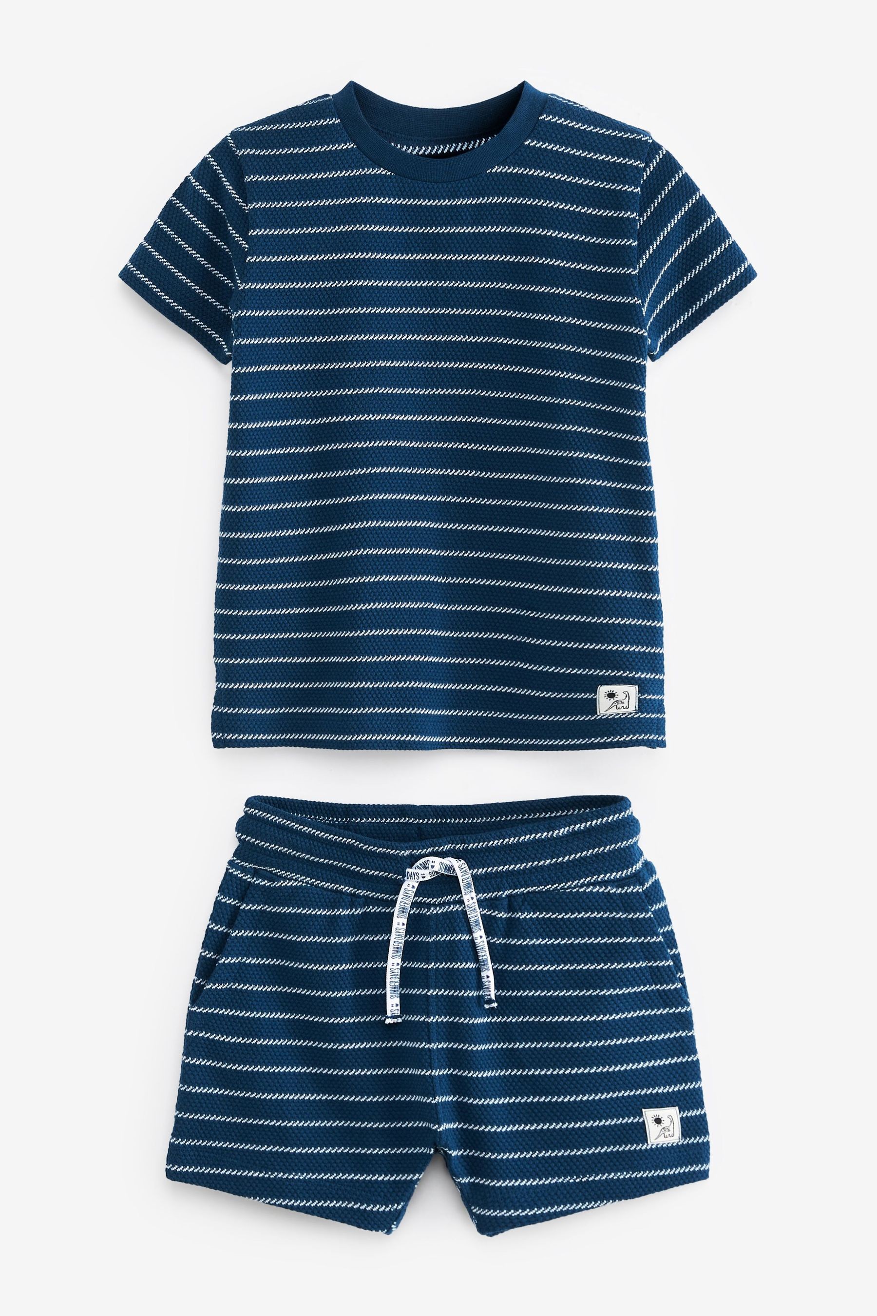 Textured T-Shirt and Short Set (3mths-7yrs)