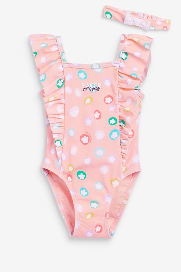 Baker by Ted Baker Pink Spot Swimsuit