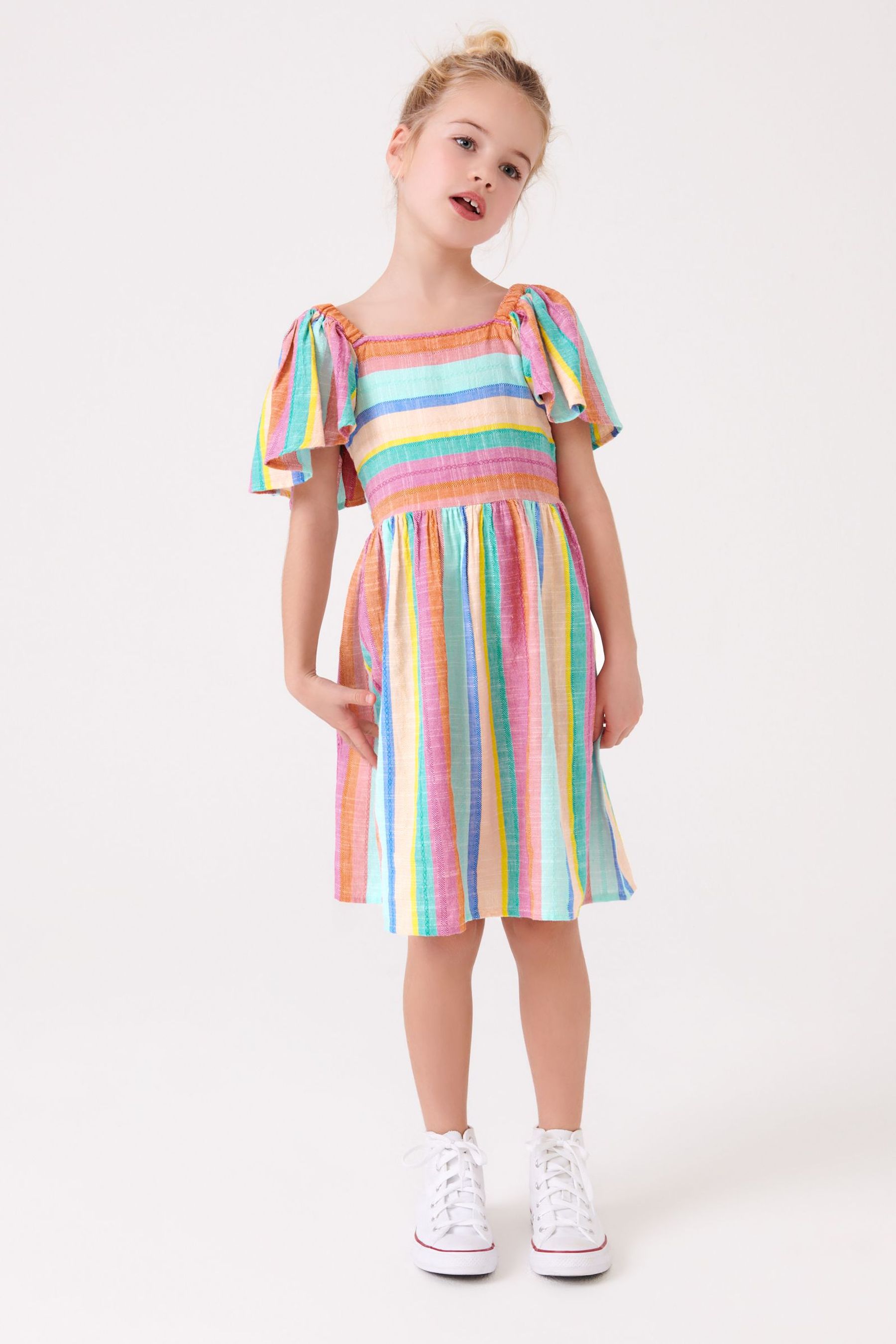 Angel Sleeve Dress (3-16yrs)