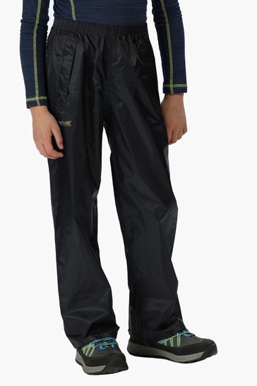 Regatta Blue Kids Stormbreak Waterproof Overtrousers