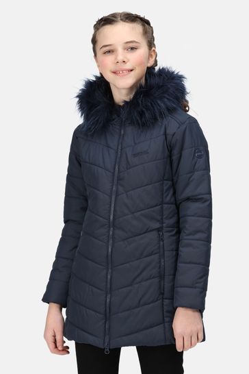 Regatta Fabrizia Insulated Longline Blue Jacket