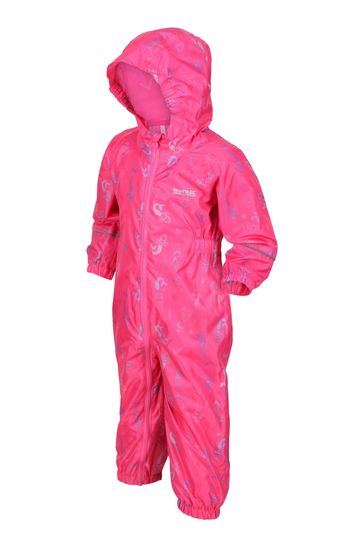 Regatta Pink Pobble Waterproof Puddlesuit