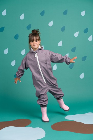 Dinoski Purple Hop The Bunny Puddlesuit