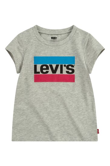 Levi's® Kids Grey Sportswear Logo T-Shirt