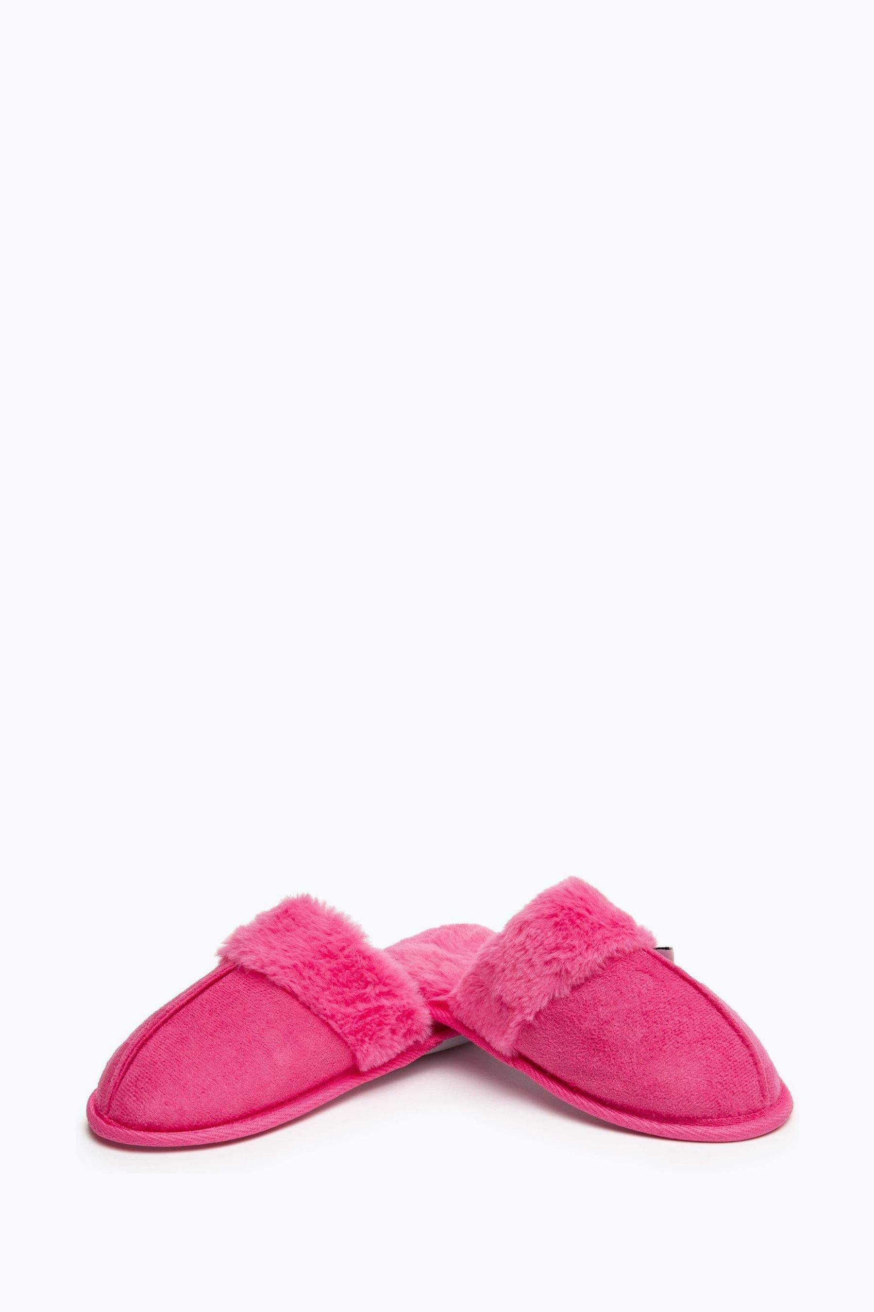 Hype. Girls Mule Faux-Fur Slippers