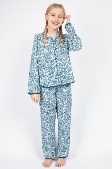 Cyberjammies Leaf Print Long Sleeved Pyjamas