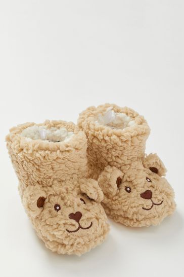 Lipsy Bear Bootie Slipper (Younger)