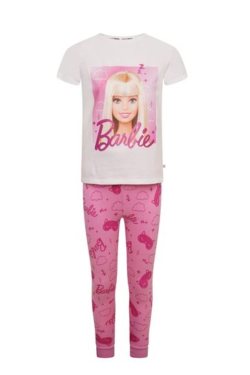 Brand Threads Barbie Girls BCI Cotton Pyjamas Ages 4-8