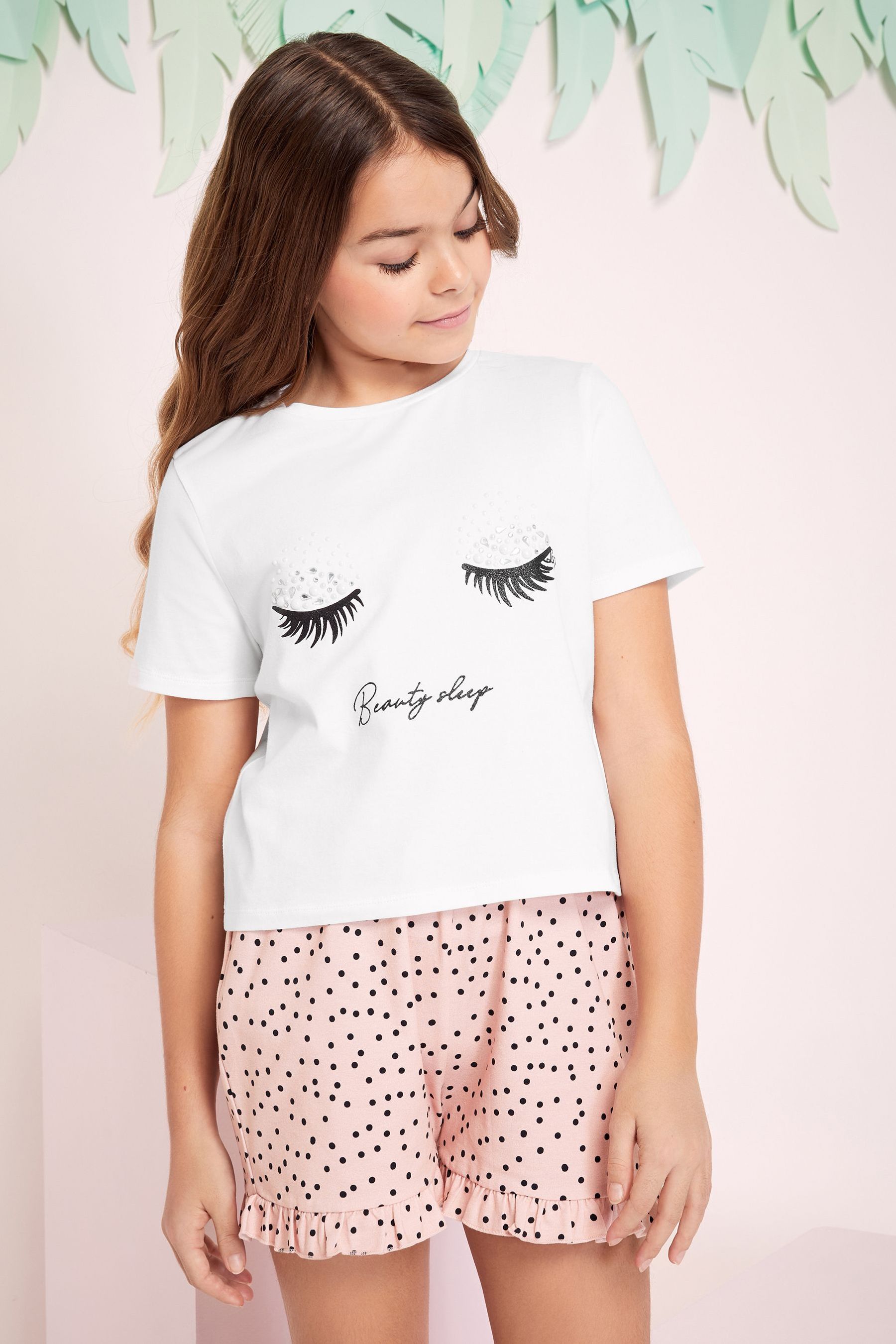 Lipsy Frill Short Pyjamas