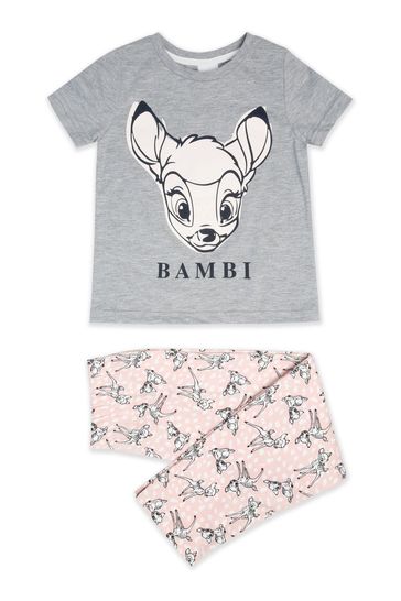 M&Co Pink Bambi Pyjamas Set