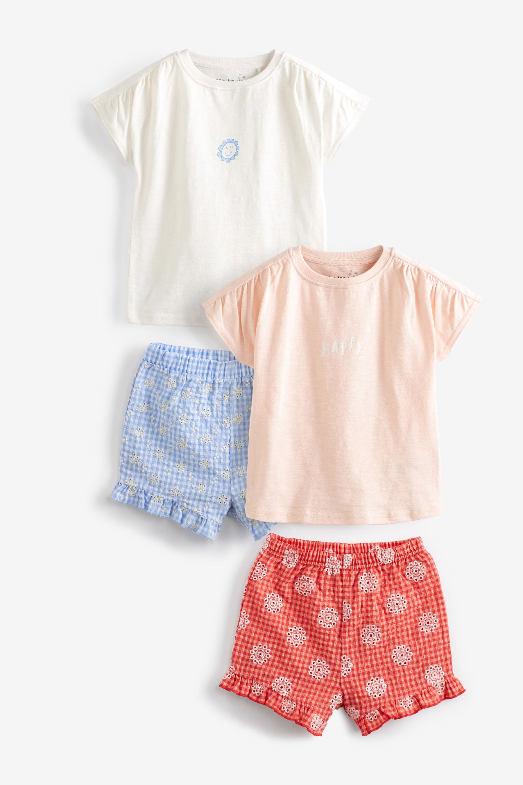 2 Pack Short Woven Bottom Pyjamas (9mths-8yrs)