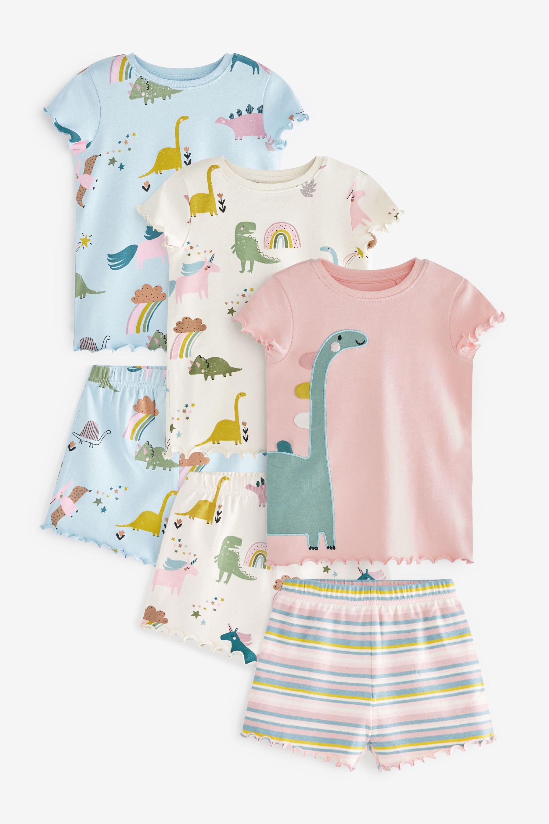 3 Pack Short Pyjamas (9mths-12yrs)