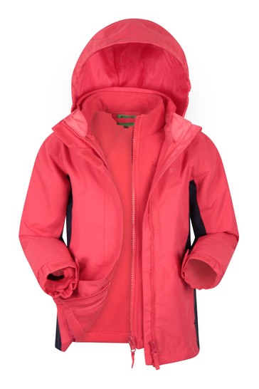 Mountain Warehouse Lightning 3 In 1 Kids Waterproof Jacket