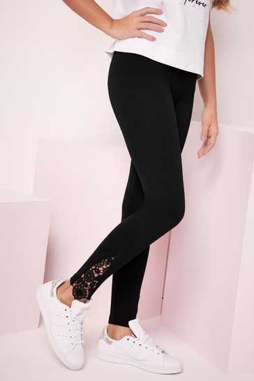 Lipsy Lace Hem Legging