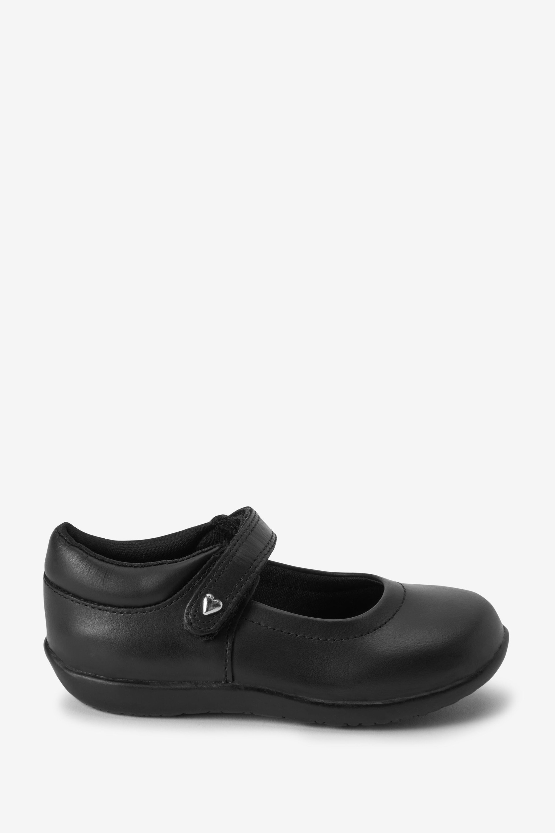 Leather Junior Mary Jane Shoes Standard Fit (F)