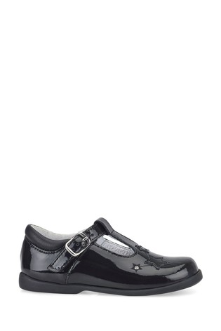 Start-Rite Star Gaze Black Standard Fit Patent First Steps Shoes