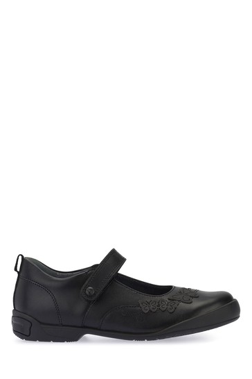 Start-Rite Pump Black Leather Mary Jane School Shoes