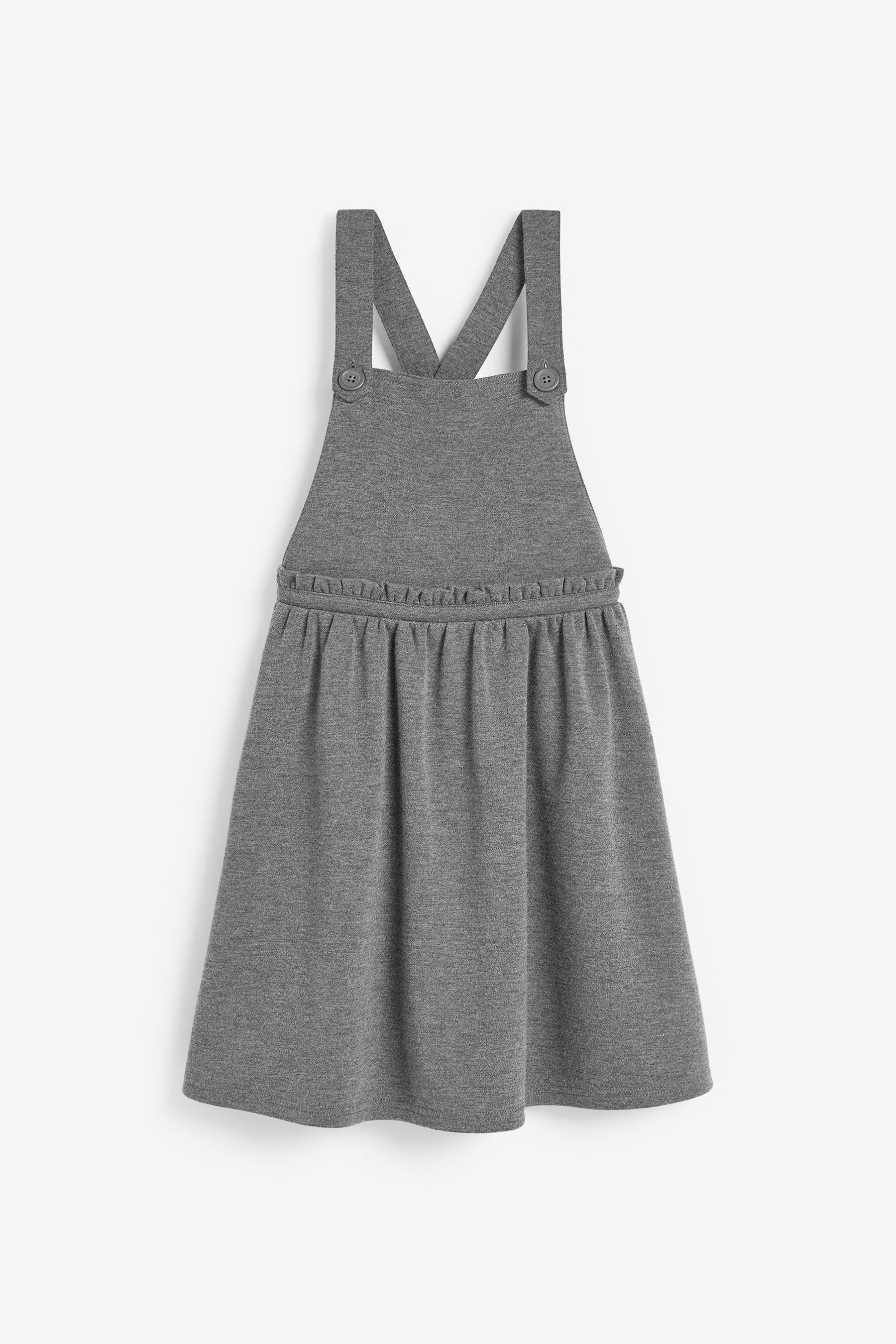 Jersey Frill Detail School Pinafore (3-14yrs)