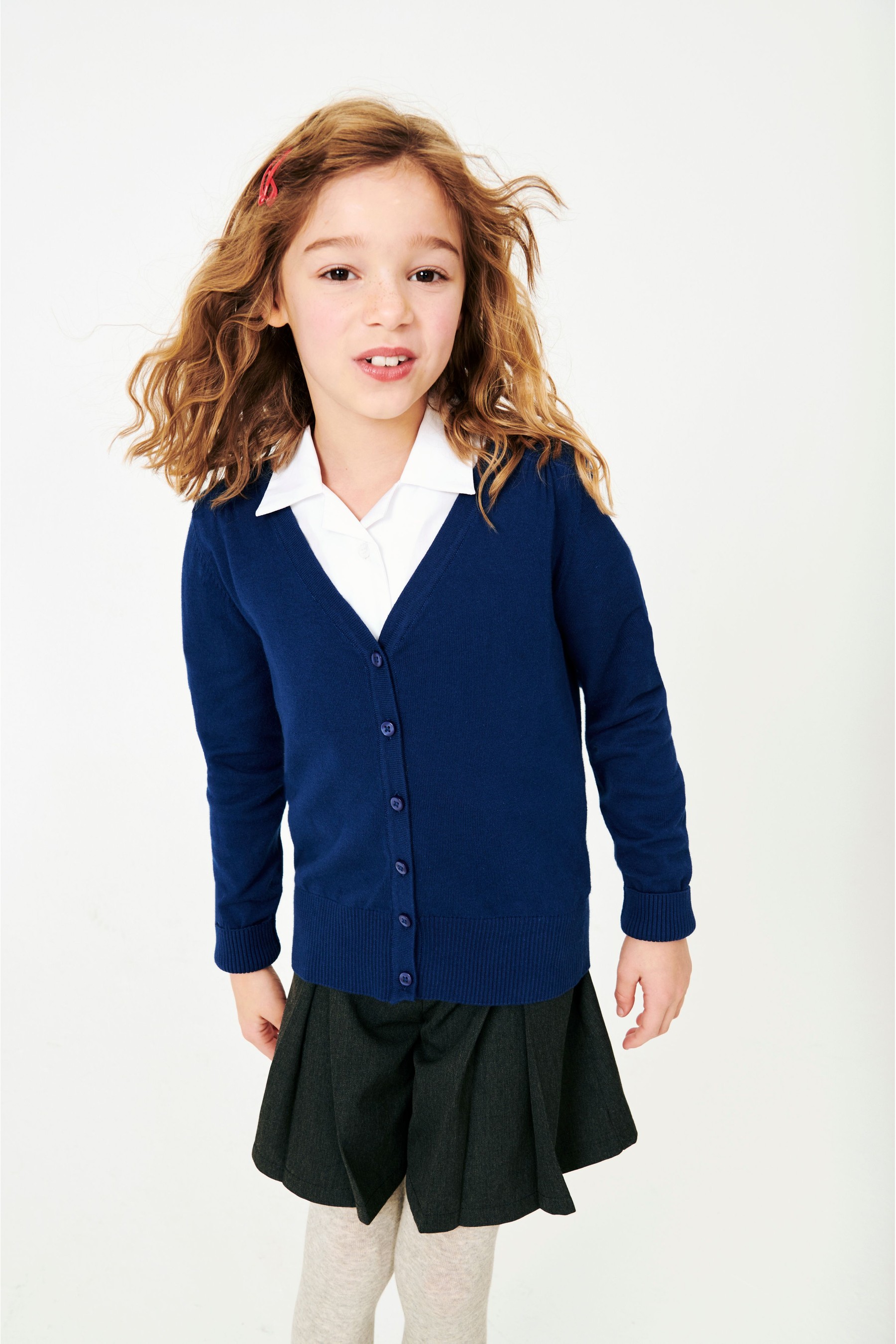 School V-Neck Cardigan (3-16yrs)