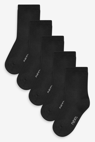 5 Pack Cotton Rich Cushioned Sole Ankle Socks