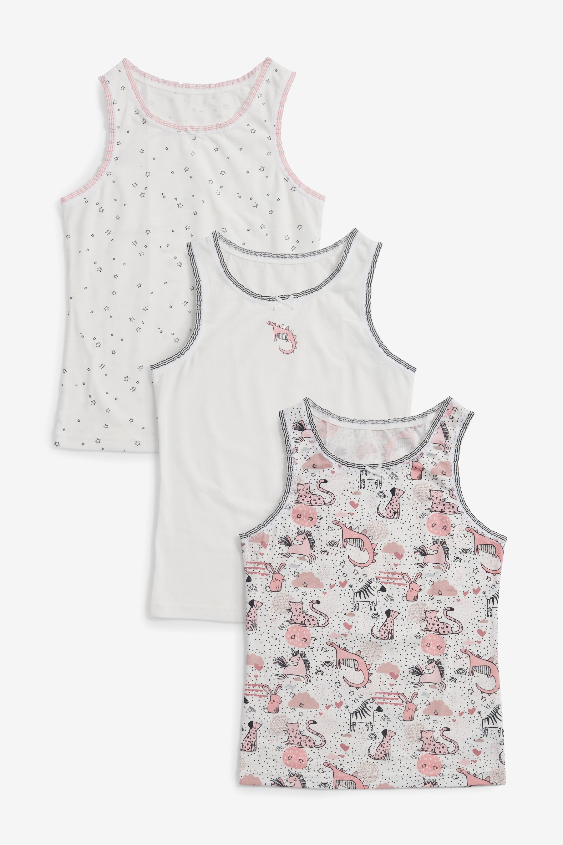 3 Pack Vests (1.5-12yrs)