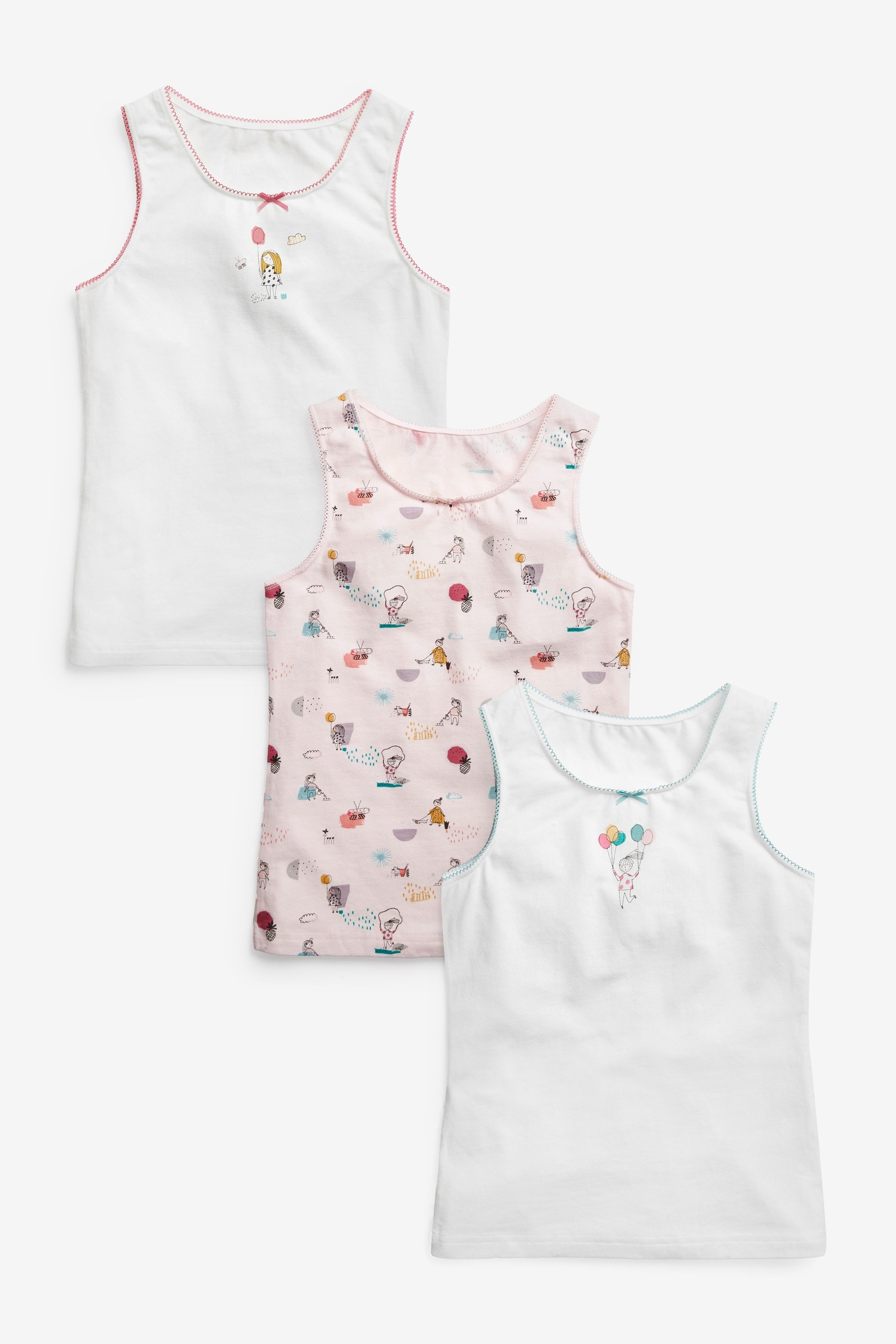 3 Pack Vests (1.5-12yrs)