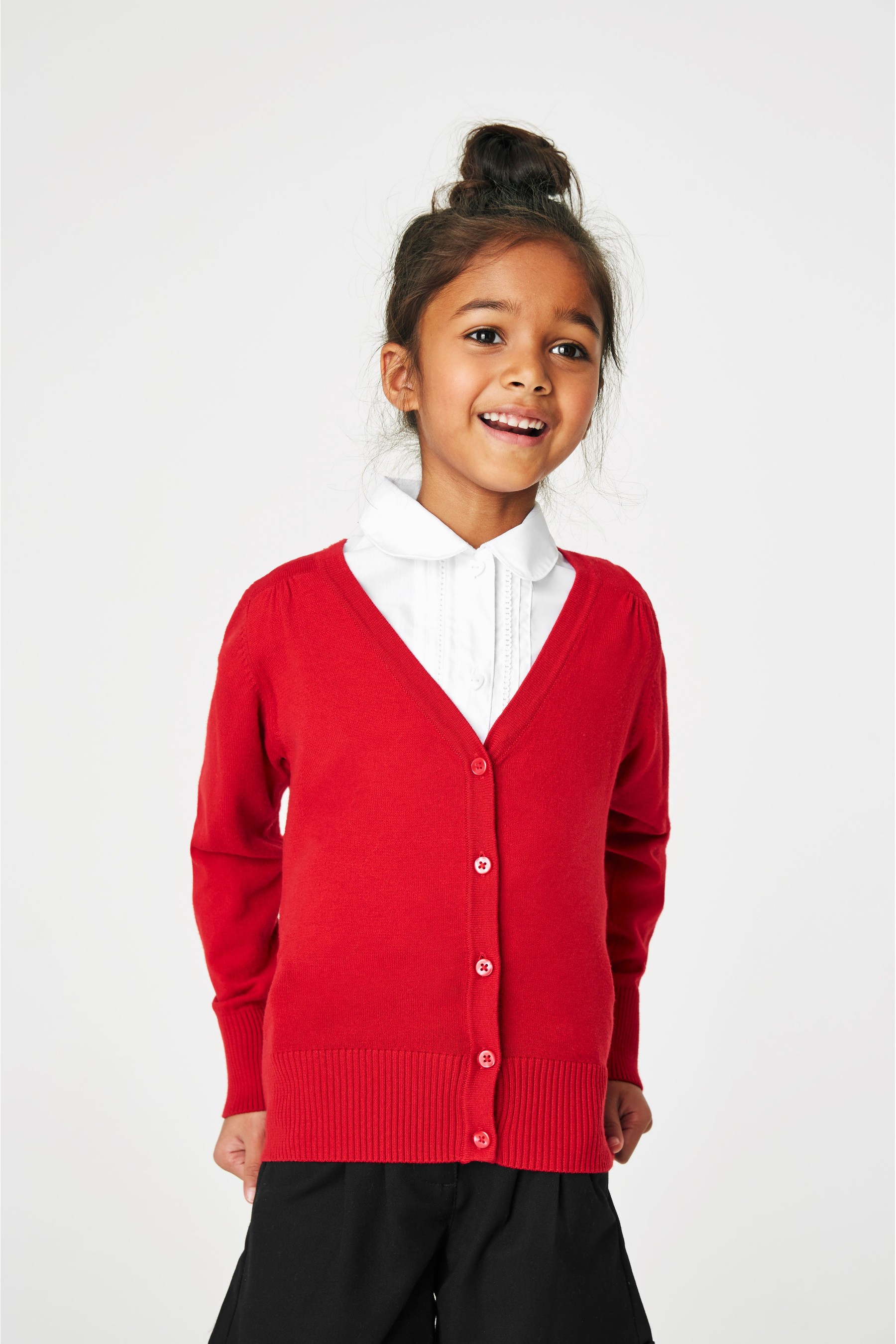 School V-Neck Cardigan (3-16yrs)