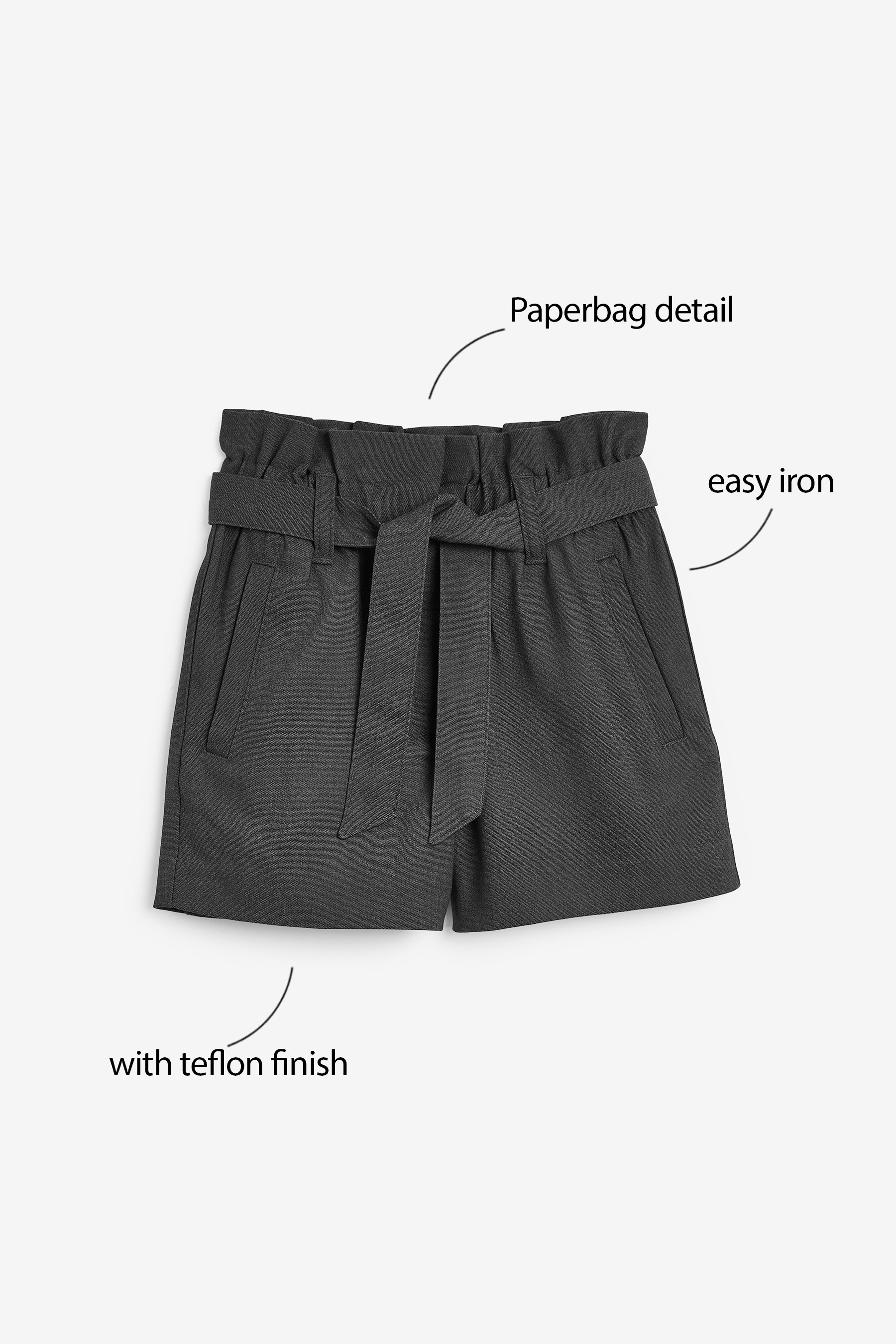 School Paperbag Shorts (3-16yrs)